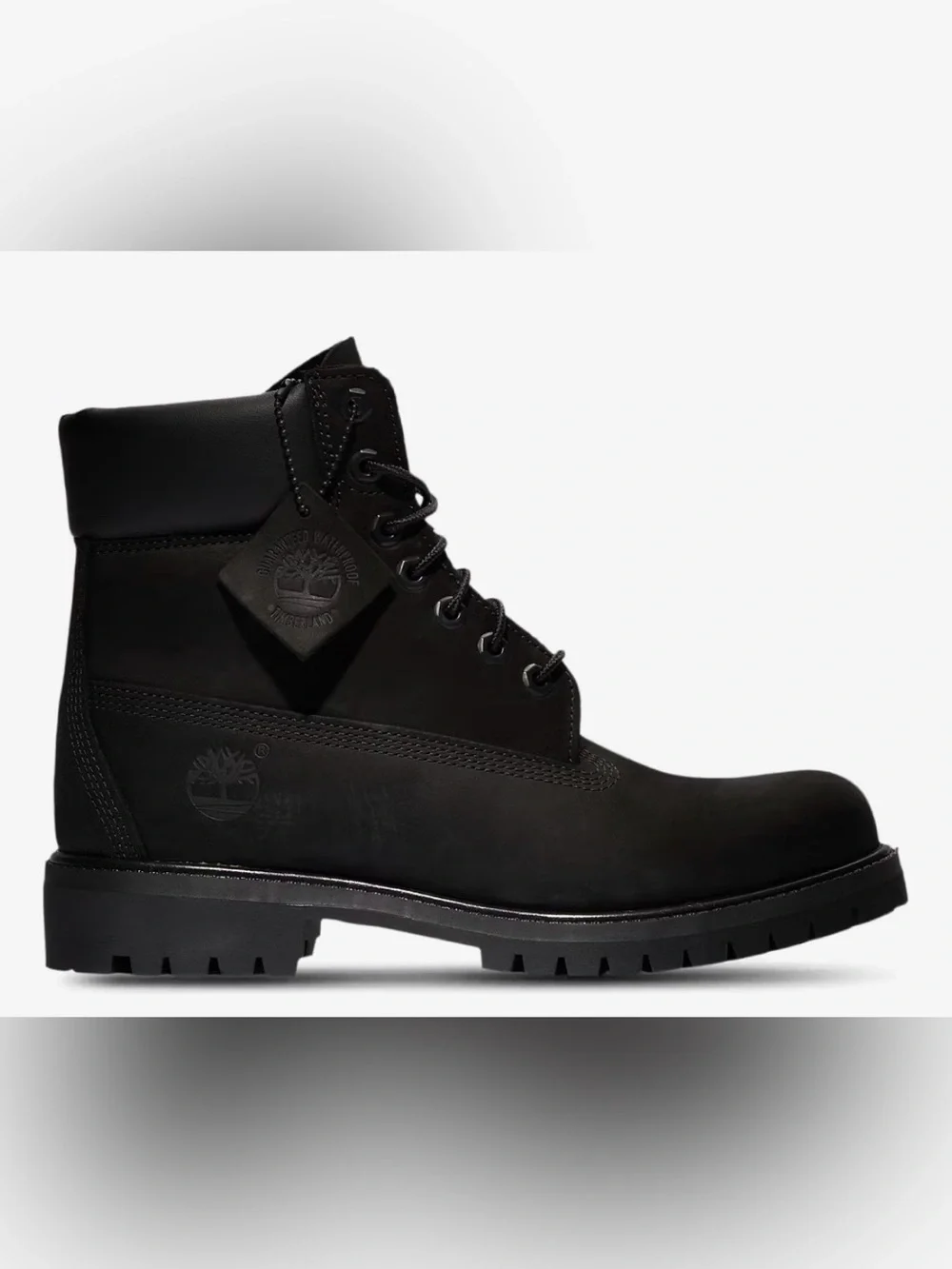 Timberland Men's Black Premium Waterproof Lace-Up Boot